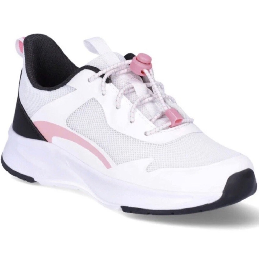 ATHLETIC WORKS Womens Size 6 Bungee Mesh Jogger Sneakers Memory Foam New